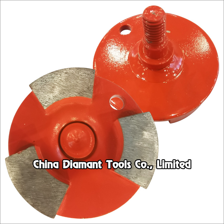 3 inches diamond grinding disc - curved segments