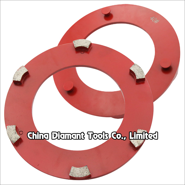 Diamond plate grinding disc for Bimack/kLinDex floor grinders - curved segments