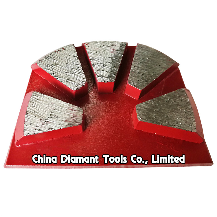 Diamond grinding shoes floor grinding pads for Lavina grinders - trapezoid segments