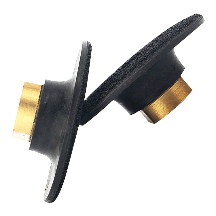 Flexible rubber backer(velcro holder) of polishing pads