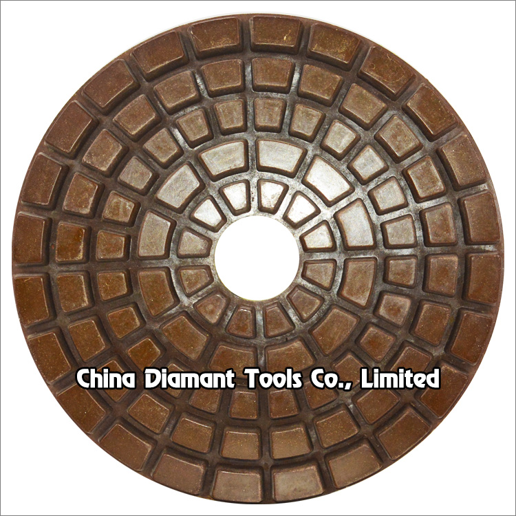 Resin bond diamond floor polishing pads 7 8 9 10 inch, wet or dry use