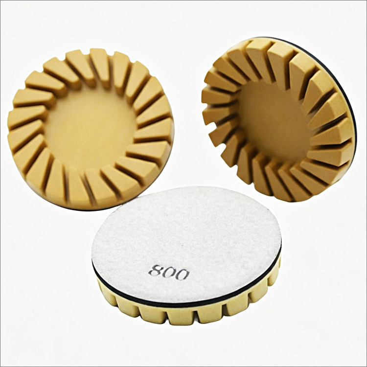 4 inches 100mm diamond floor polishing pads for concrete terrazzo - resin bond, dry or wet use