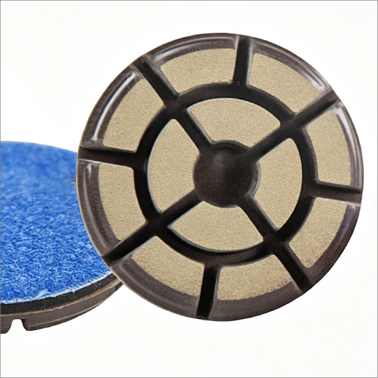 3 inches 80mm hybrid copper bond diamond floor polishing pads for concrete terrazzo stone