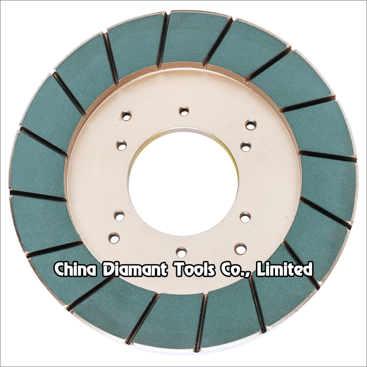 Diamond squaring wheels for trimming ceramic tile - resin bond segmented dry use