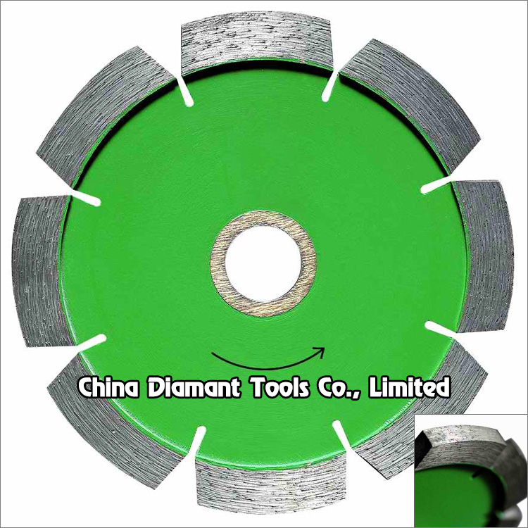 Diamond tuck point saw blades - normal flat segments