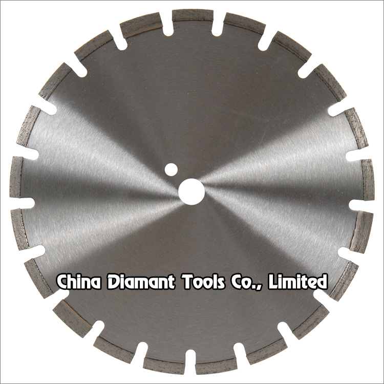 Diamond saw blades for asphalt cutting - laser welded with low protection segments