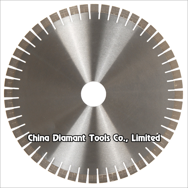 Diamond saw blades for granite slab edge cutting - L20mm || step taper segments