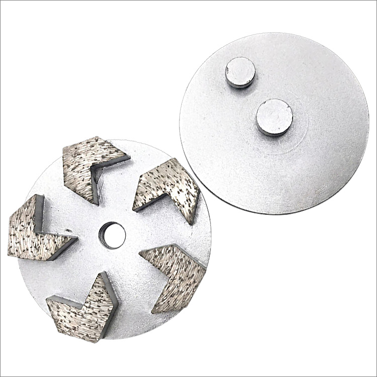 3 inches 76mm diamond disc concrete grinding wheel for STI floor grinders - arrow shape segments