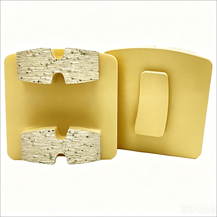 Diamond grinding shoes for Klindex floor grinder - 8 shape segments