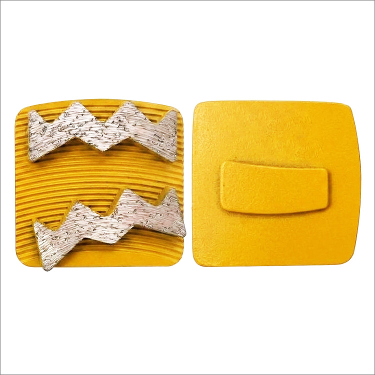 Diamond grinding shoes for Klindex floor grinder - mountain shape segments