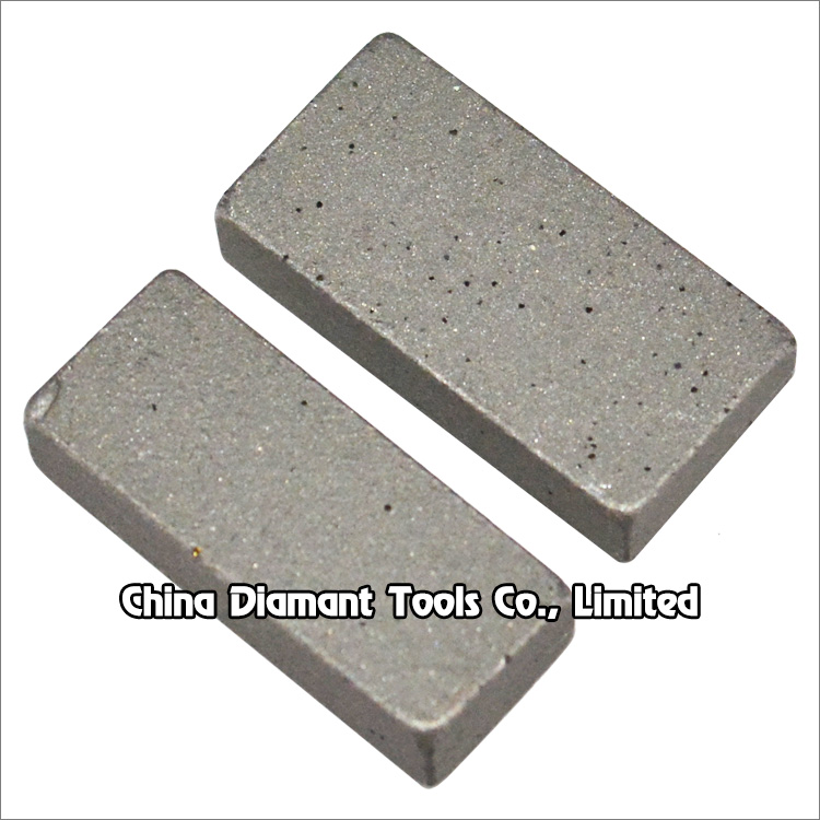 Diamond segments of gangsaw for marble block cutting squaring dressing - taper type