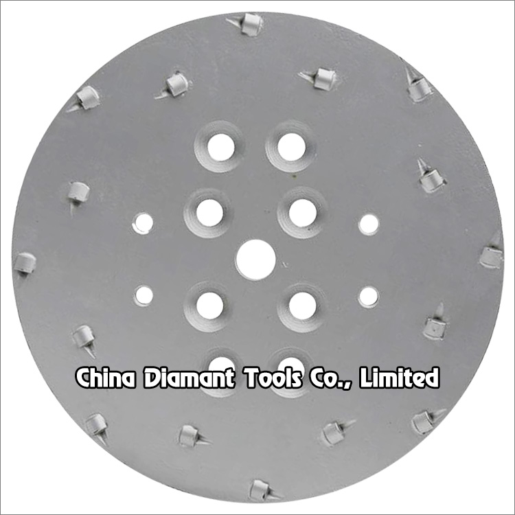 10 inches 250mm PCD scraper diamond disc floor grinding plate for coating removal