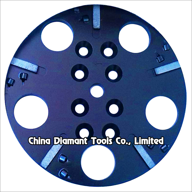 10 inches 250mm PCD grinding disc diamond plate for concrete floor coating removal