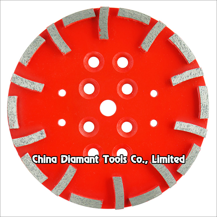 250mm 300mm diamond grinding discs floor plates for concrete - curved segments