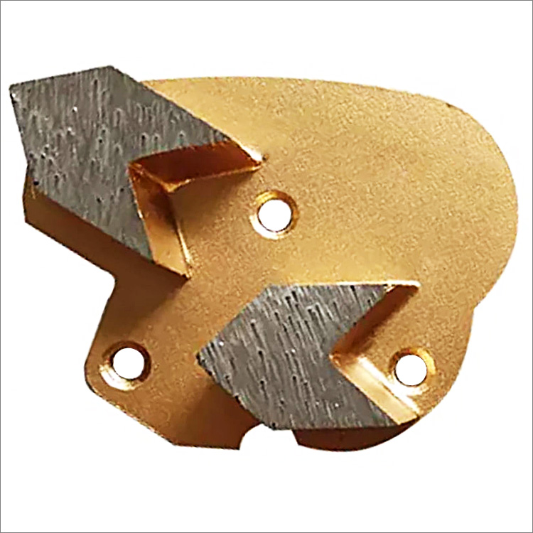 Diamond grinding shoes for Airtec floor grinders - double arrow shape segments
