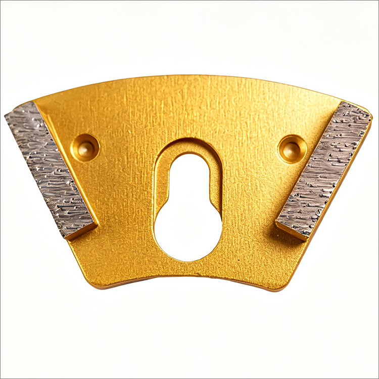 Diamond grinding shoes for Floorman floor grinders - double bar shape segments