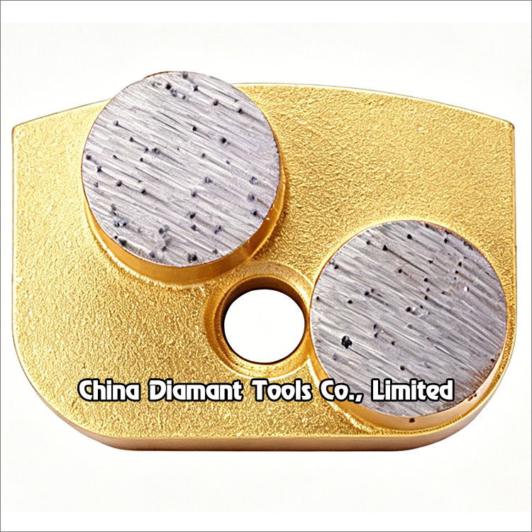 Diamond grinding shoes for Newgrind Rhino floor grinders - cylindrical segments