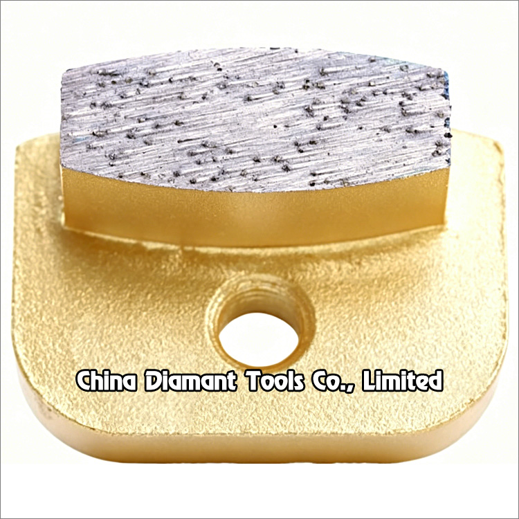 Diamond grinding shoes for Newgrind Rhino floor grinders - elliptic segment