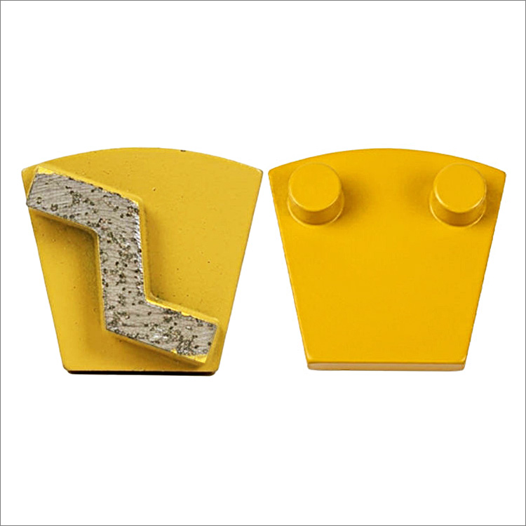 Diamond concrete grinding shoe for Werkmaster floor grinder - Z shape segments