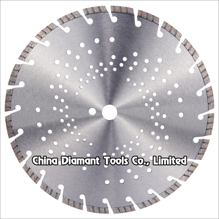 Diamond Dry Cutters(Dry Cutting Diamond Saw Blades) - Laser Welded, Diagonal Turbo Segments