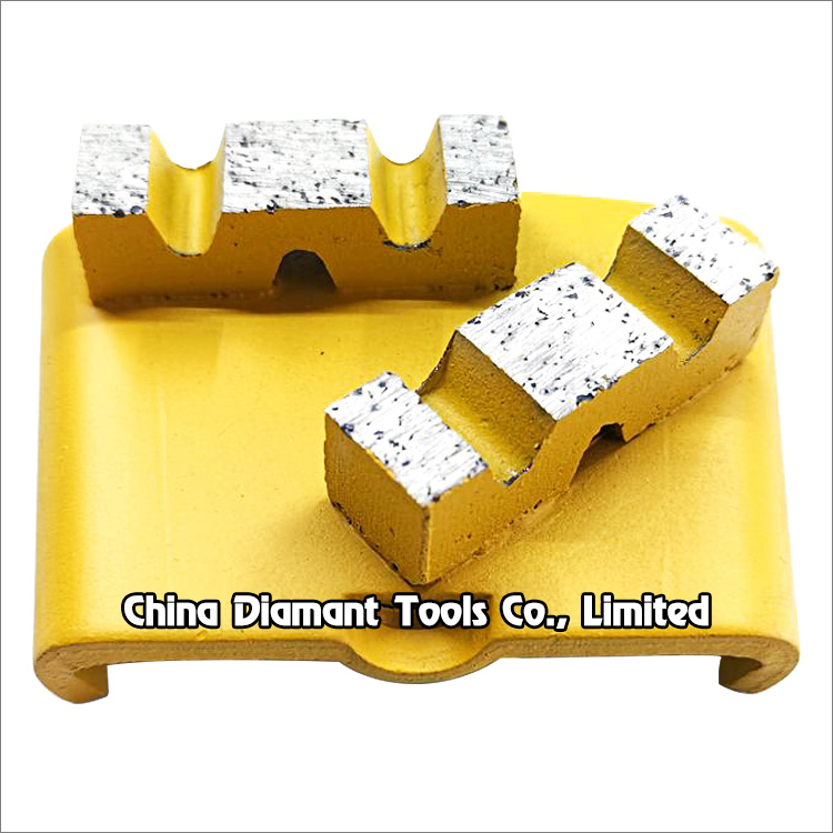 EZ change diamond grinding shoe for HTC floor grinders