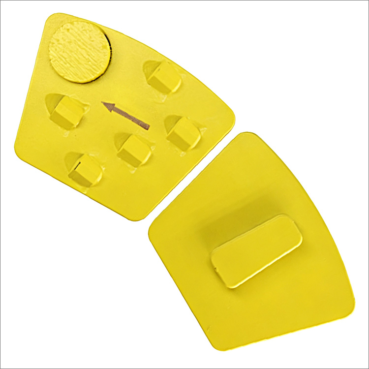 PCD diamond grinding shoe for Redi-lock holder of Husqvarna floor grinders