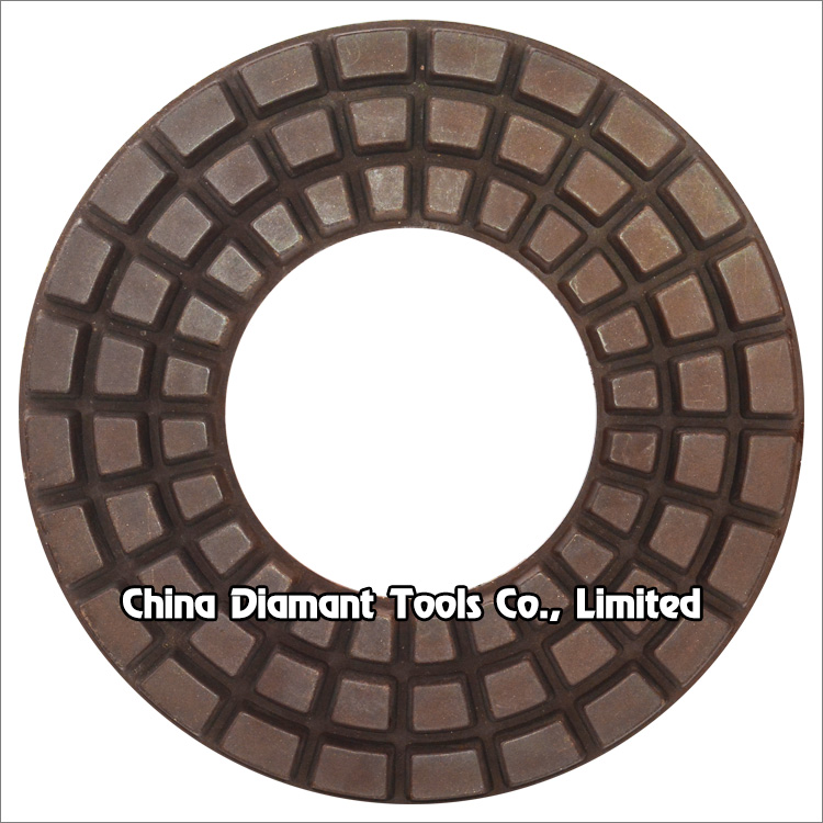 Diamond floor polishing pads resin bond polishing rings wet or dry use