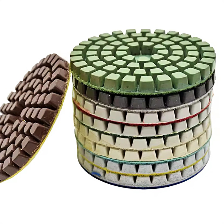 4 inches 100mm wet use diamond floor polishing pads for concrete stone terrazzo