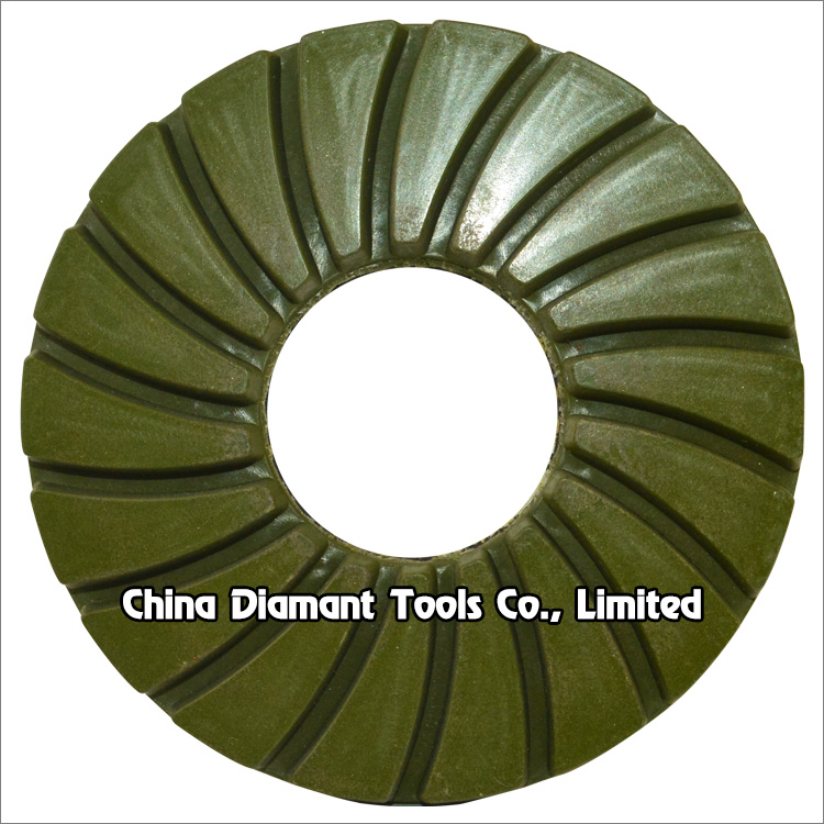 100mm diamond floor polishing pads resin bond wet or dry use