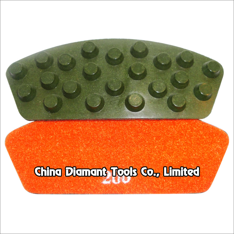 Diamond floor polishing pads for stone Banana shape wet use