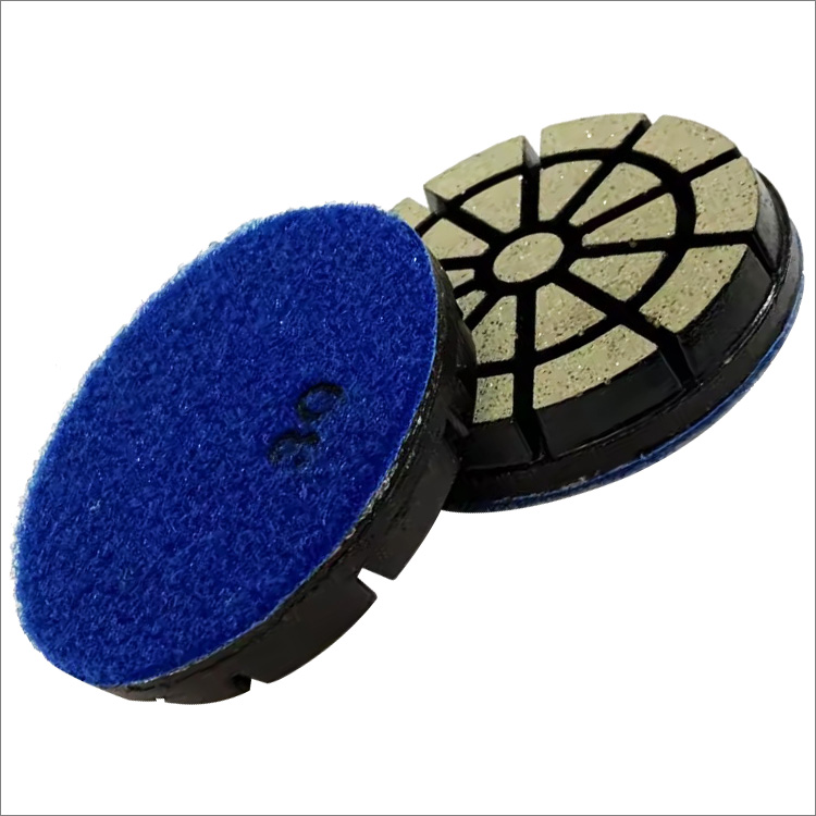 3 inches 80mm ceramic bond diamond floor polishing diamond pads for concrete