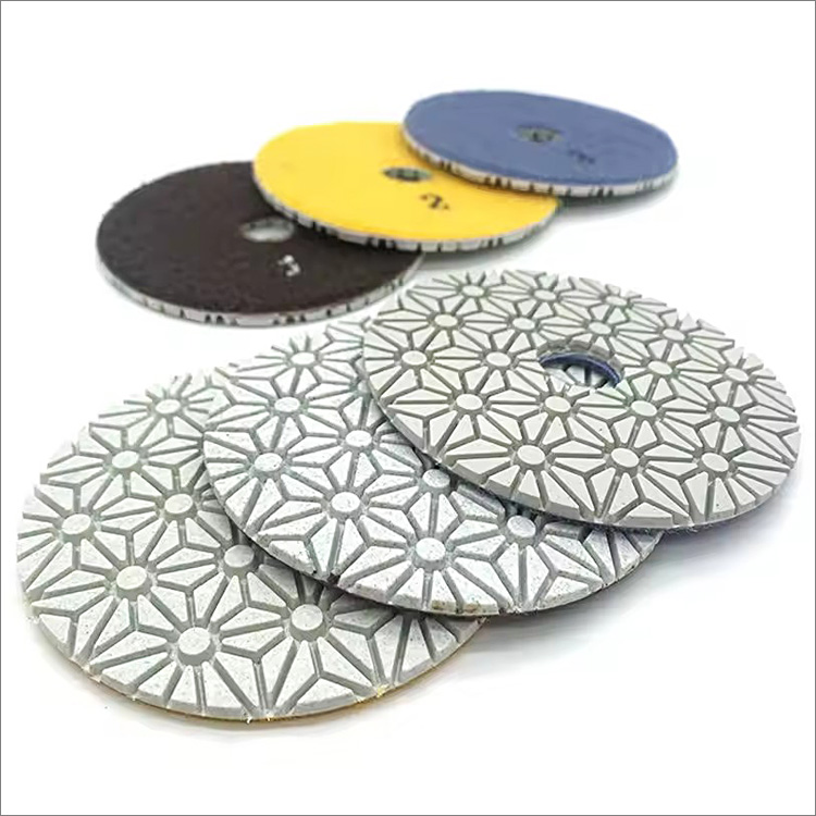 3 steps resin bond flexible diamond polishing pads