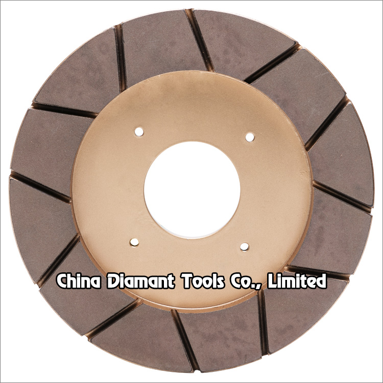 Diamond squaring wheels for trimming ceramic tile resin bond dry use