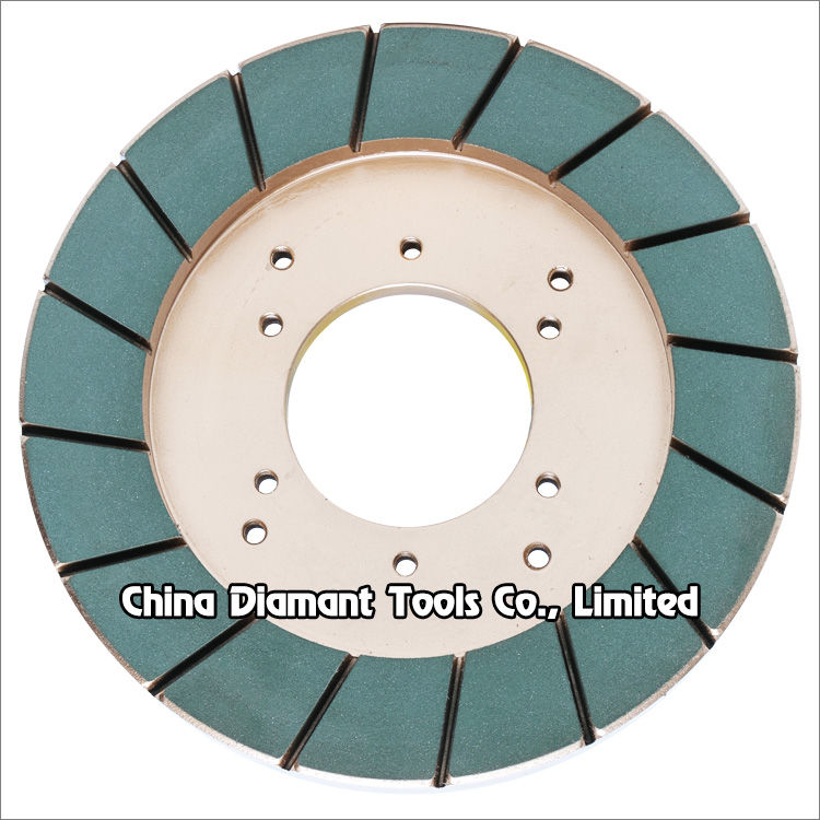 Diamond squaring wheels for trimming ceramic tile resin bond dry use