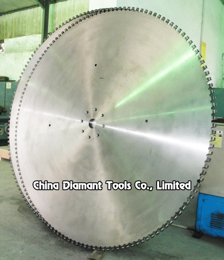 900mm-3500mm diamond circular saw blades for granite block cutting