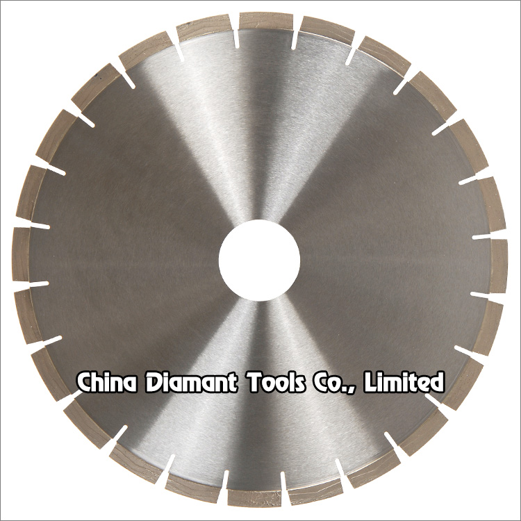 Diamond saw blades for granite slab edge cutting