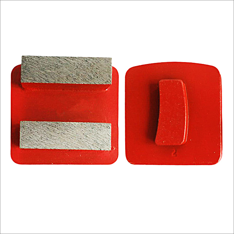 Diamond grinding shoes for Klindex floor grinder 2 bar shape diamond segments