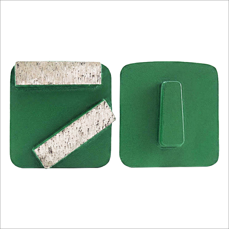 Diamond concrete grinding shoes for Scanmaskin floor grinder double bar shape segments
