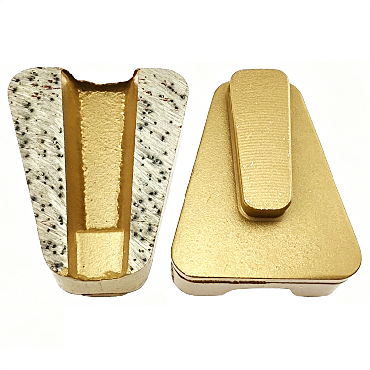 Diamond concrete grinding shoes for Scanmaskin floor grinder boat shape segments
