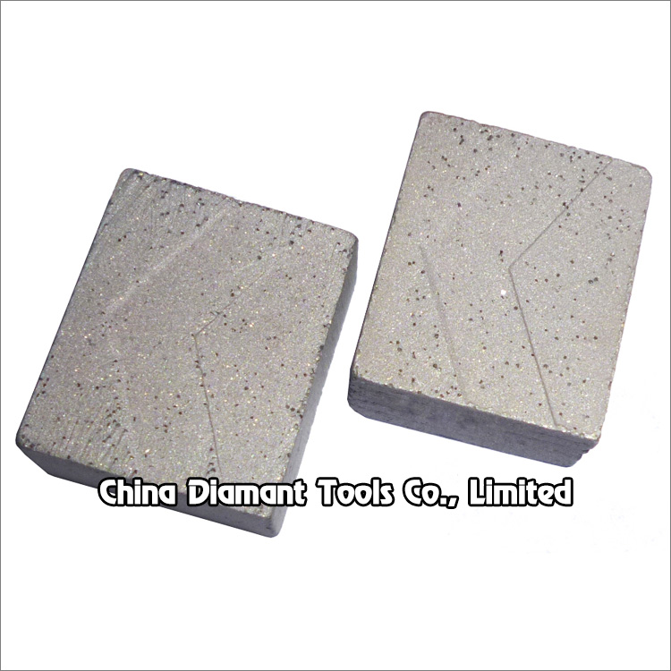 900mm-3500mm Diamond segments for granite hard stone block Cutting - << step taper shape