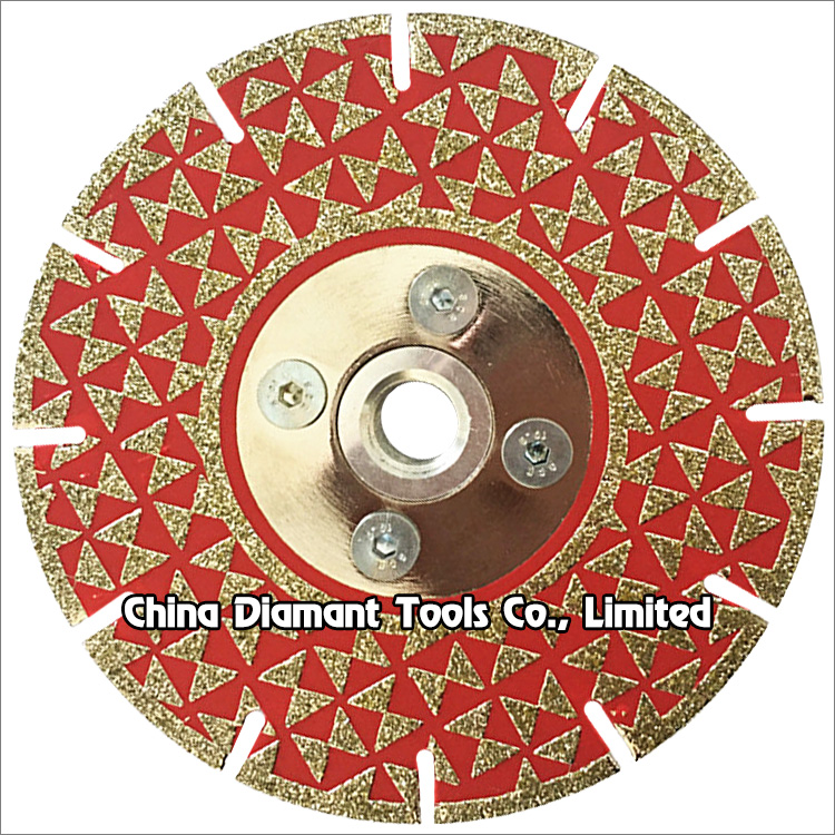 5 inches 125mm electroplated diamond saw blade cutting grinding disc