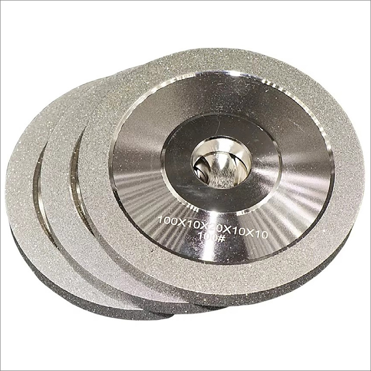 4 inches 100mm electroplated diamond grinding wheels sharpening discs for tungsten steel milling cutter