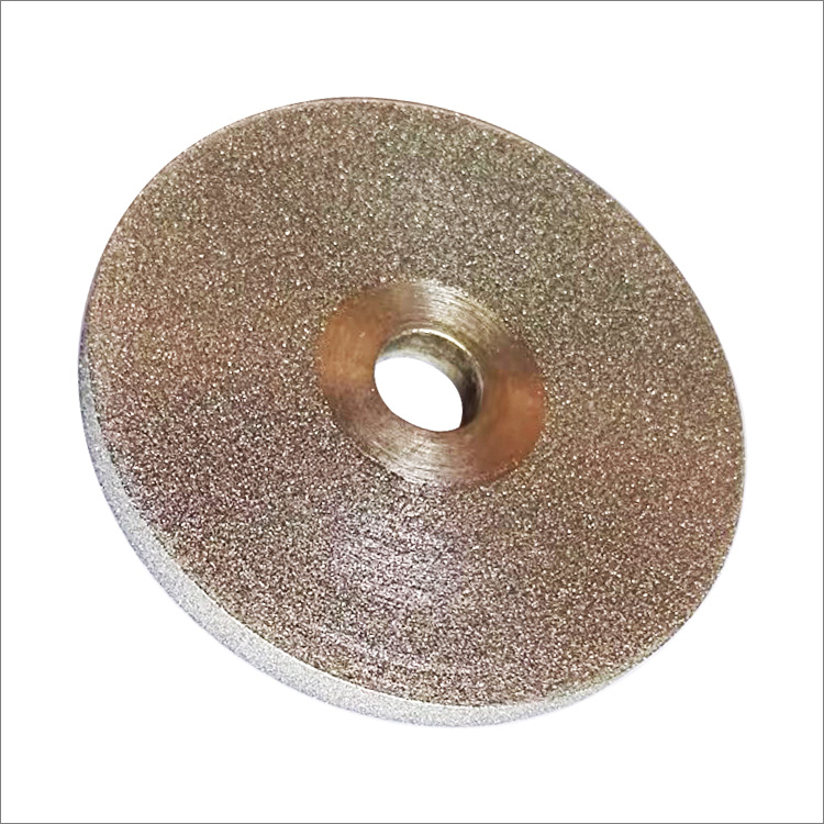 Three sides coated diamond electroplated grinding wheels polishing sharpening discs for tungsten steel alloy