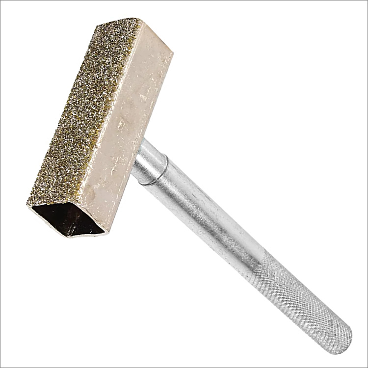 Handheld electroplated diamond grinding wheel stone dresser correct tool for dressing deburring
