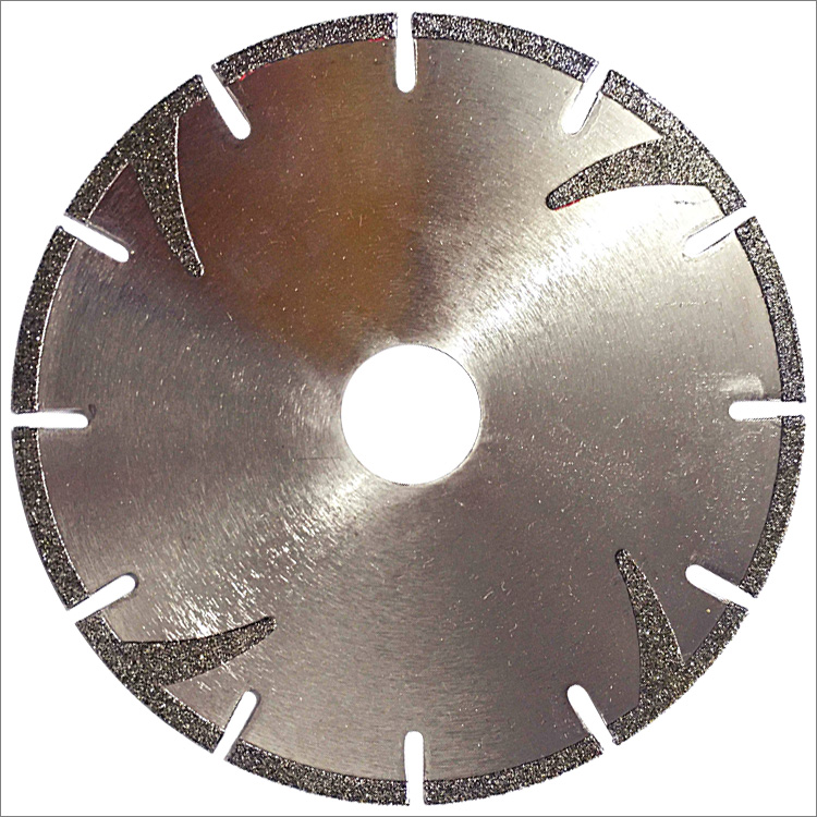 Reinforced electroplated diamond saw blade cutting disc for marble soft stone ceramic plastic
