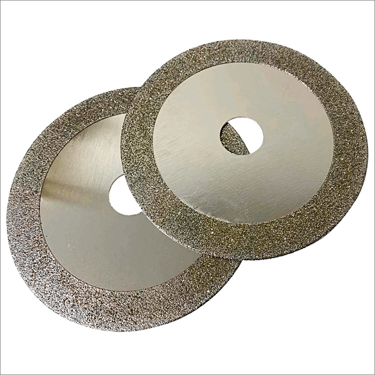 Electroplated diamond saw blade continuous rim cutting grinding disc